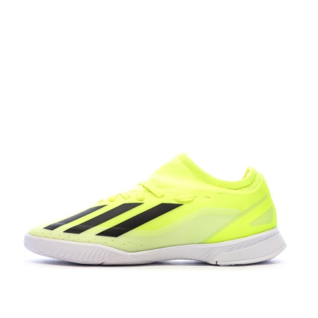 Chaussures de football Jaune Fluo Garçon Adidas X Crazyfast League