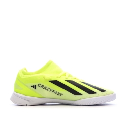 Chaussures de football Jaune Fluo Garçon Adidas X Crazyfast League