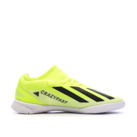 Chaussures de football Jaune Fluo Garçon Adidas X Crazyfast League