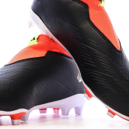 Chaussures de Foot Noires Junior Adidas Predator League Ll FG