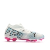 Chaussures de Football Blanc/Rose Garçon Puma Future 7 Match