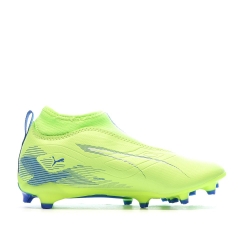Chaussures de football Jaunes Garçon Puma Ultra 5 FG/AG