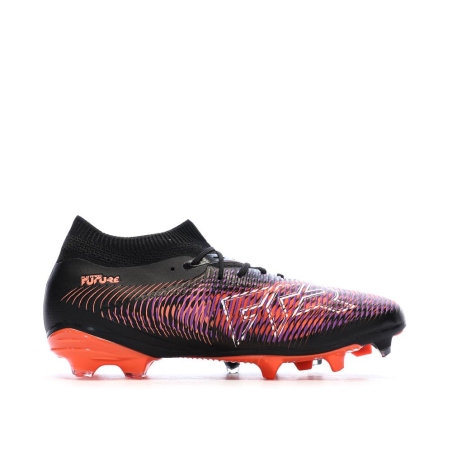 Chaussures de football Noir/Violet Garçon Puma Future 8 Match Fg/ag