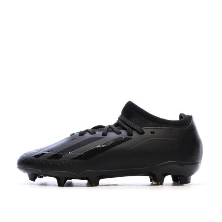 Chaussures de football Noires Garçon Adidas X Crazyfast