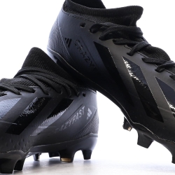 Chaussures de football Noires Garçon Adidas X Crazyfast