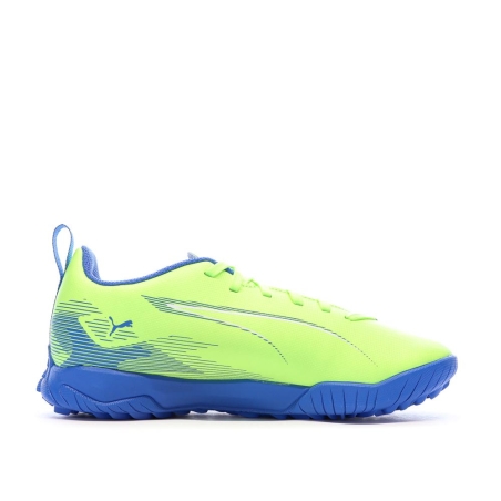 Chaussures de Foot Jaune Fluo Junior Puma Ultra 5 Play TT
