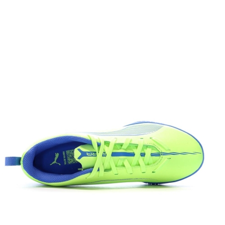 Chaussures de Foot Jaune Fluo Junior Puma Ultra 5 Play TT