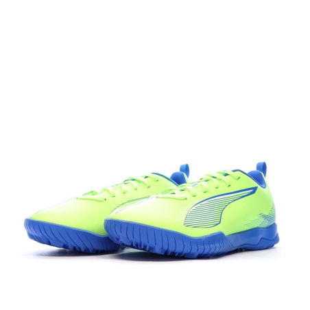 Chaussures de Foot Jaune Fluo Junior Puma Ultra 5 Play TT
