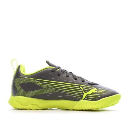 Chaussures de football Gris/Vert Garçon Puma Ultra 5 Play