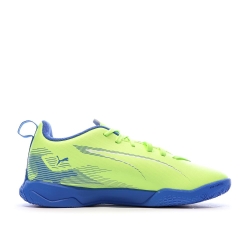 Chaussures de futsal Jaune Fluo/Bleu Garçon Puma Ultra 5 Play
