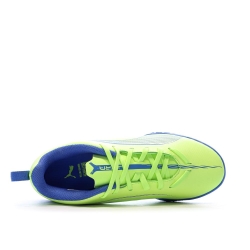 Chaussures de futsal Jaune Fluo/Bleu Garçon Puma Ultra 5 Play