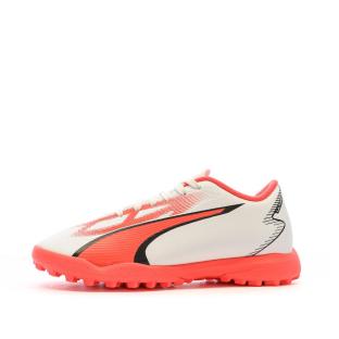 Chaussures de Football Blanc/Rose Garçon Puma Ultra Play