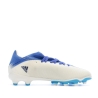 Chaussures de Football Blanche/Bleu Garçon Adidas X Speedflow.3 Mg J