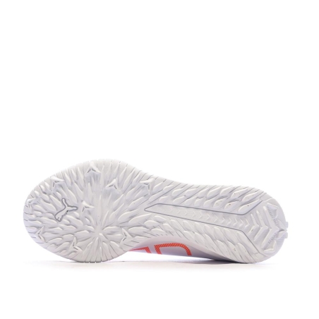 Chaussures de football Blanches/Oranges Garçon Puma Ultra 5 Play