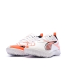 Chaussures de football Blanches/Oranges Garçon Puma Ultra 5 Play