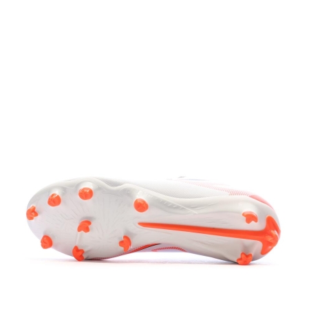 Chaussures de Foot Blanc/Orange Junior Puma Ultra 5 Play FG/AG