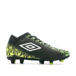 Chaussures football Noir/Jaune Garçon Umbro Form Net