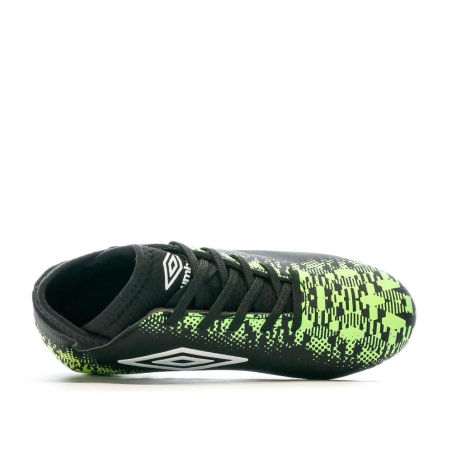 Chaussures football Noir/Jaune Garçon Umbro Form Net