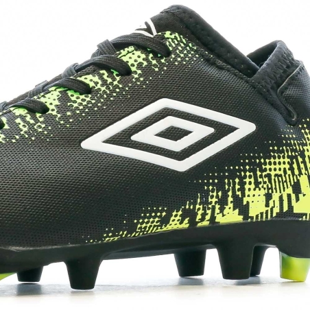Chaussures football Noir/Jaune Garçon Umbro Form Net