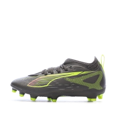 Chaussures de Foot Gris/Jaune Junior Puma Ultra 5 Match FG/AG
