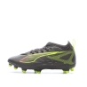 Chaussures de Foot Gris/Jaune Junior Puma Ultra 5 Match FG/AG