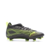 Chaussures de Foot Gris/Jaune Junior Puma Ultra 5 Match FG/AG