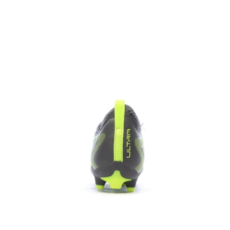 Chaussures de Foot Gris/Jaune Junior Puma Ultra 5 Match FG/AG