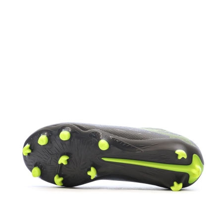 Chaussures de Foot Gris/Jaune Junior Puma Ultra 5 Match FG/AG