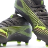 Chaussures de Foot Gris/Jaune Junior Puma Ultra 5 Match FG/AG
