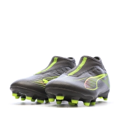 Chaussures de football Grises/Jaunes Garçon Puma Ultra 5