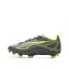 Chaussures de Foot Gris/Jaune Junior Puma Ultra 5 Play FG/AG Jr