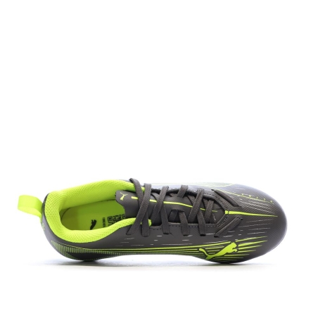 Chaussures de Foot Gris/Jaune Junior Puma Ultra 5 Play FG/AG Jr
