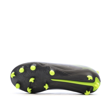 Chaussures de Foot Gris/Jaune Junior Puma Ultra 5 Play FG/AG Jr
