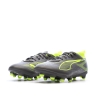 Chaussures de Foot Gris/Jaune Junior Puma Ultra 5 Play FG/AG Jr
