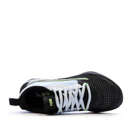 Baskets Noir/Bleu Garçon Puma Fuse