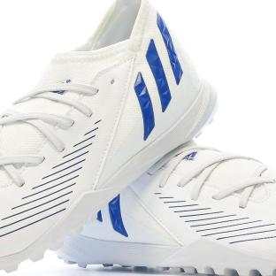 Chaussures football Blanc/Bleu Garçon Adidas Predator Edge.3