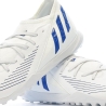Chaussures football Blanc/Bleu Garçon Adidas Predator Edge.3