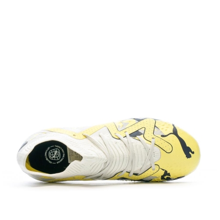 Chaussures de foot Gris/Jaune Enfant Puma Future Match FG