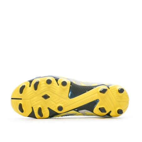 Chaussures de foot Gris/Jaune Enfant Puma Future Match FG