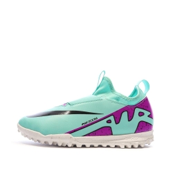 Chaussures de Football Turquoise Junior Nike Jr Zoom Vapor 15 Academy TF