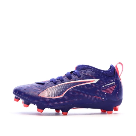 Chaussures de Foot Violet Junior Puma Ultra 5 Match FG/AG