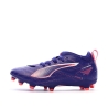 Chaussures de Foot Violet Junior Puma Ultra 5 Match FG/AG