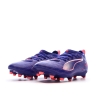 Chaussures de Foot Violet Junior Puma Ultra 5 Match FG/AG