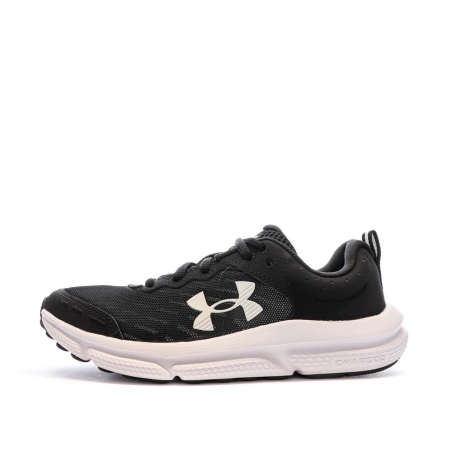 Chaussures de running Noire/Blanche Garçon Under Armour Bgs Assert