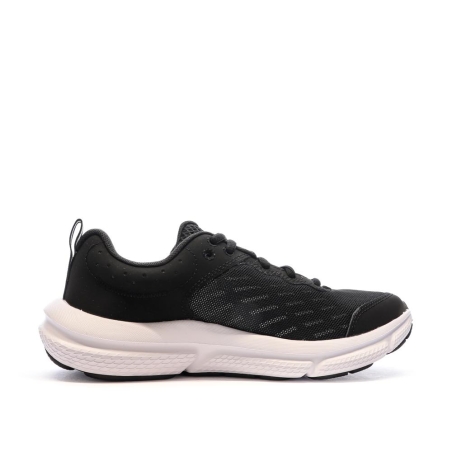 Chaussures de running Noire/Blanche Garçon Under Armour Bgs Assert