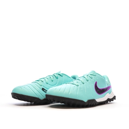Chaussures de Foot Turquoise Enfant Nike Legend 10 Academy TF