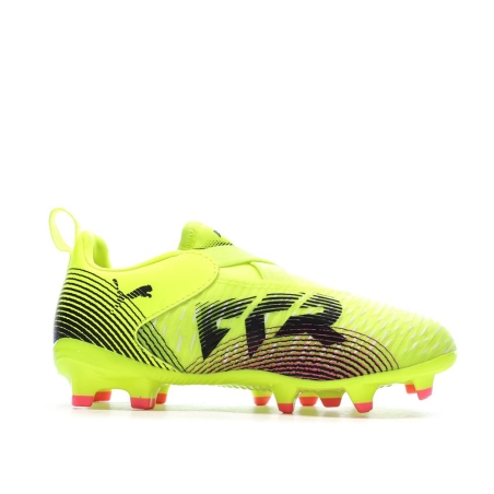 Chaussures de Foot Jaunes Junior Puma Future 8 Match Ll FG