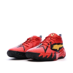 Chaussures de Basketball Rouge/Jaune Mixte Puma Scoot Zeros Retro