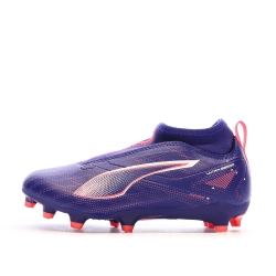 Chaussures de football Violettes Garçon Puma Ultra 5 FG/AG