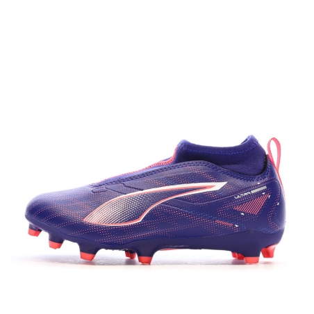 Chaussures de football Violettes Garçon Puma Ultra 5 FG/AG